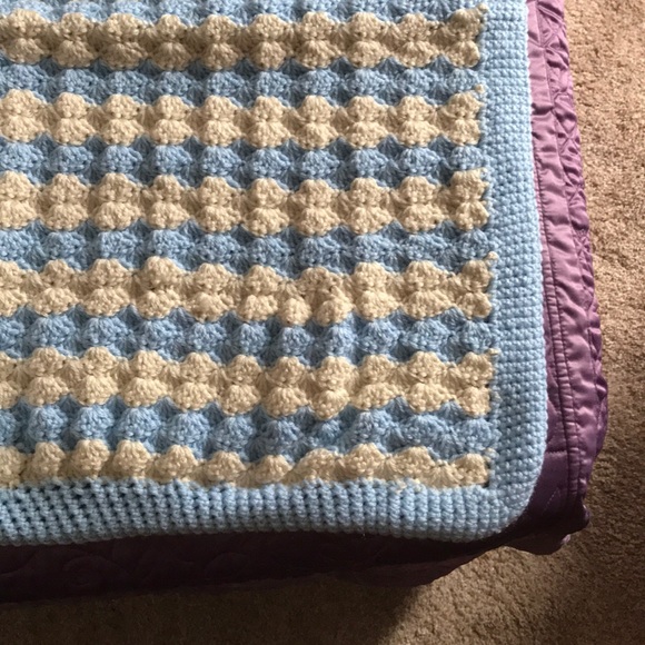 Handmade Crotchet Baby Blanket - Picture 3 of 4
